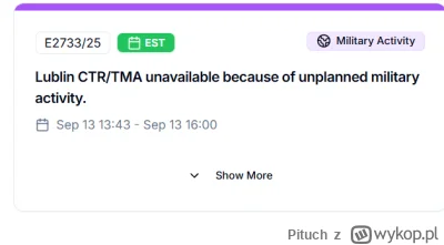 Pituch - NOTAM dla EPLB. Lotnisko w Lublinie wyłączone z ruchu cywilnego. Tak samo ja...