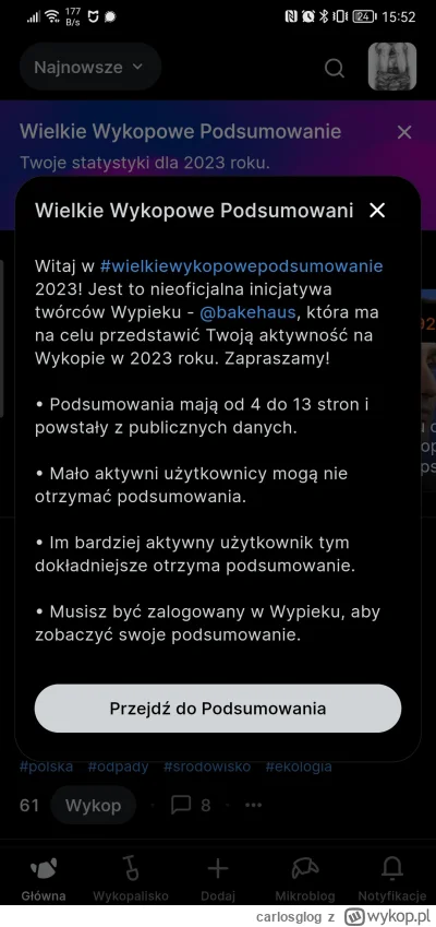 carlosglog - @bakehaus PS czy z czy bez DNS wejść do podsumowania też nie mogę. Dalej...