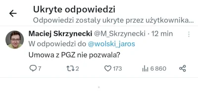 m0rr0s - @wolskiowojnie ukrywa komentarze pytające o związki z PGZ w kontekście jego ...