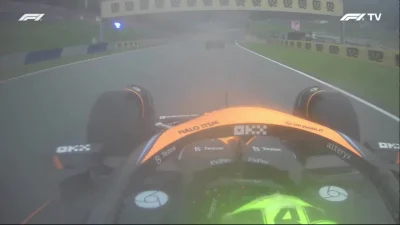 KRS - #f1gif Start z perspektywy Lando. Przeplatanka Checo z Maxem i strata wielu poz...