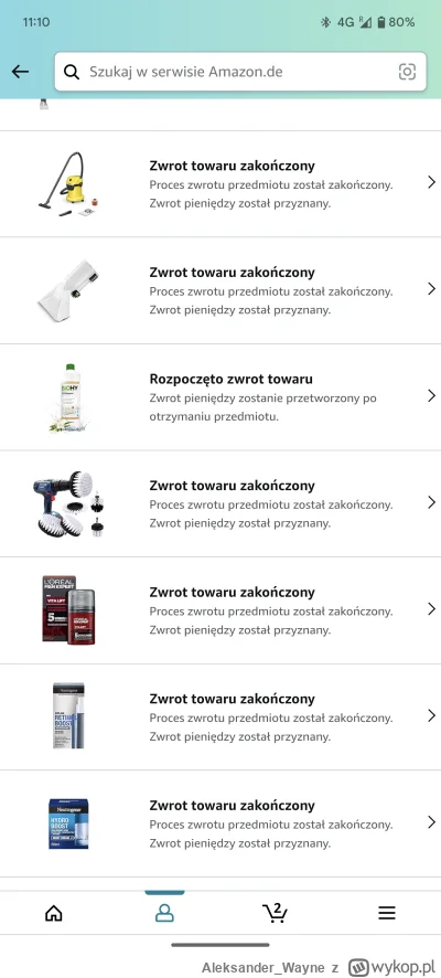 AleksanderWayne - @uzaleznionyod_smutku: Amazon służy do oddawania rzeczy. To nie skl...