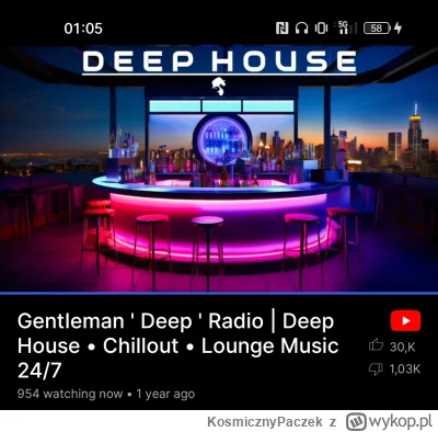 KosmicznyPaczek - Jestem uzależniony od tego "radia". #dubtechno #deephouse niszowe a...