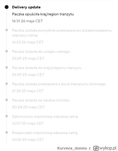 Kurvinox_domino - Zamówiłem sobie z aliexpress rzecz. Dostałem w niedzielę email że p...