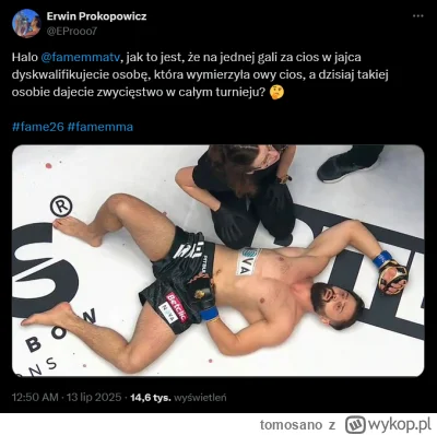 tomosano - Hm ciekawe ( ͡° ͜ʖ ͡°)

#famemma #walka #afera