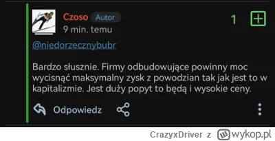 CrazyxDriver - Wykopki bez rigcz. Co o nich sądzicie?
#powodz #bekazlewactwa #bekazpr...