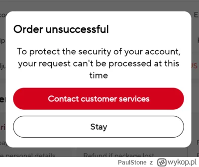 PaulStone - Czy ktoś wie o co chodzi? Czemu nie mogę złożyć zamówienia na #AliExpress...