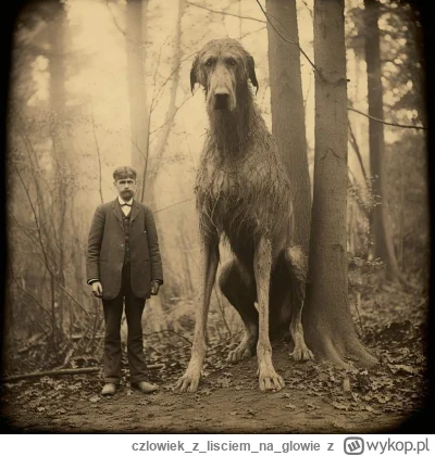 czlowiekzlisciemnaglowie - 1902 - ostatni gigantyczny irlandzki Szary Pies.

#ciekawo...