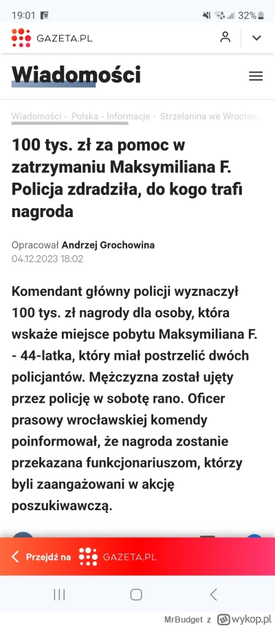 MrBudget - Kumpli  nam odstrzelili więc te nagroda za wypełnienie naszych obowiazkow ...