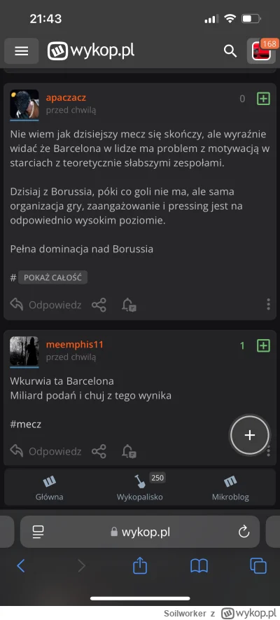 Soilworker - #mecz zdania ekspertów sa podzielone:)