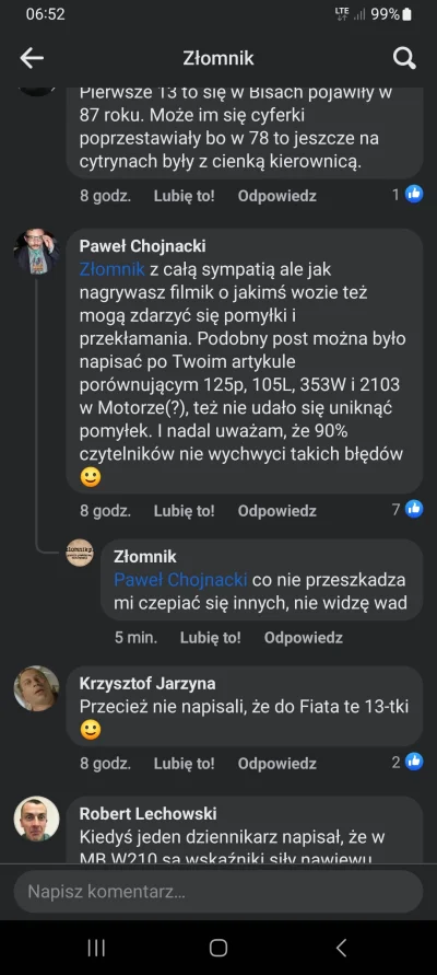 SonyKrokiet - @Lardor na dodatek to typ gościa co wytyka innym błędy ale jak mu ktoś ...