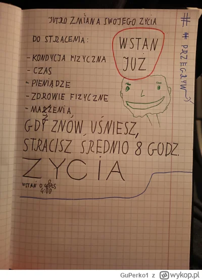 GuPerko1 - Jutro, będzie petarda. Jestem zmotywowany jak nigdy...

Wypisałem sobie na...