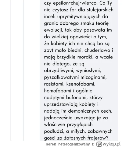 serek_heterogenizowany - Uwielbiam te komentarze lewackich cucków na tinderowych grup...