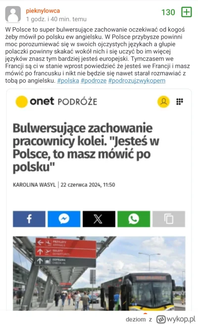 deziom - Chciałbym kiedyś zrozumieć, dlaczego zachowywanie się jak burak i pseudo pat...