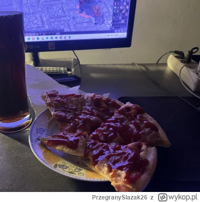 PrzegranySlazak26 - #przegryw cola i pizza. Moja kolacja
