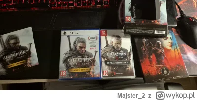 Majster_2 - Kupiłem Wiedźmina 3, edycja na 10 rocznicę gry na PS5 ze steelbookiem. Za...