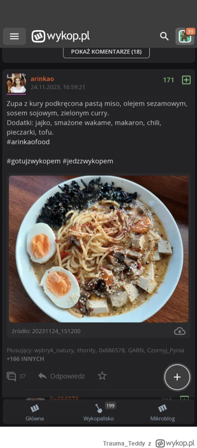 TraumaTeddy - @mojwykopowy_login: ja ją mam na czarnolisto od dłuższego czasu, przez ...