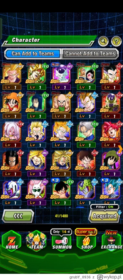 grubY_0936 - #dokkanbattle

Ale jurwa fart, raz whis cofający atak, raz Zeno i dwa ra...
