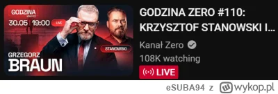 eSUBA94 - no co za przypadek że sprzyjający pisowi kandydat na sam koniec w kanale ze...