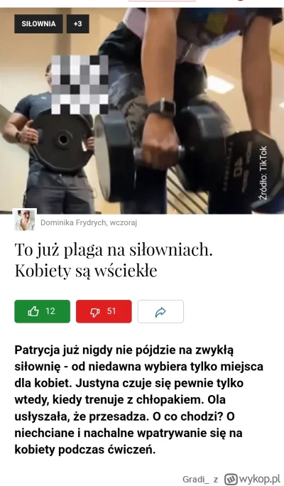 G....._ - pomijając to, że baby z siłowni robią rewie mody i same pokazują w ten spos...