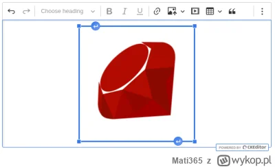 Mati365 - Zrobiłem nową integrację CKEditor'a 5 dla Railsów. Poprzednia, dla wersji 4...