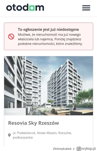 Zielonykubek - Z otodom zniknęły ogłoszenia hreit, myślicie, że oni coś przeczuwają? ...