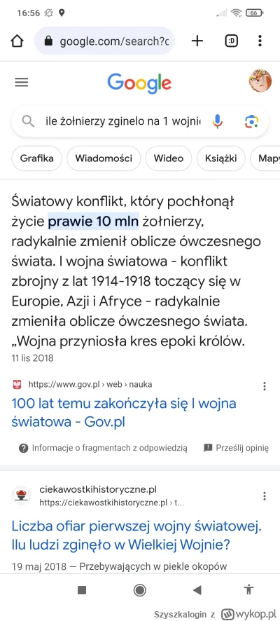 Szyszkalogin - Ale mam ból dupy 10 mln chłopów zginęło a tymczasem #rozowepaski pierd...