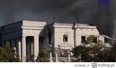 sciana - O w mordę, Ukraińcy rozwalili budynek kacapskiego dowództwa Floty Czarnomors...