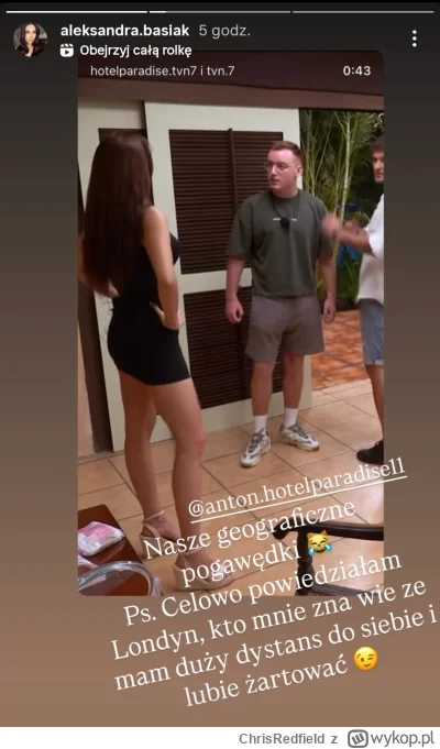ChrisRedfield - #hotelparadise cytując klasyka - "tak było, nie zmyślam". Taki żart, ...