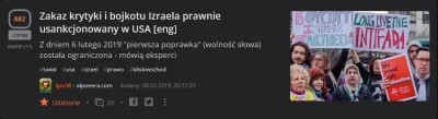 ZAWADIAK - >prawdziwa wolność słowa jest jeszcze w USA, tam wolno powiedzieć lub napi...