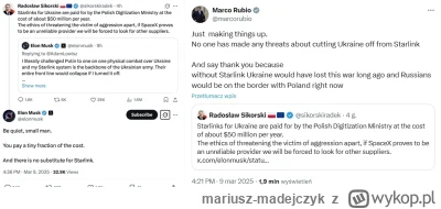 mariusz-madejczyk - Maski opadły. Macie swoją Amerykę, w której Musk wyzywa ministra ...