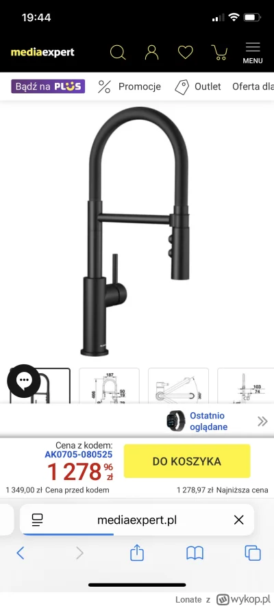 Lonate - @alteron po co Ci wbudowany filtr wody? Ja mam zlew Franke. Ostatnio mąż odł...