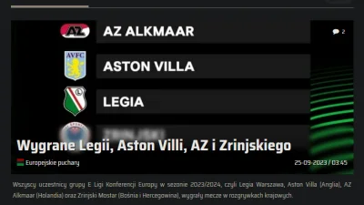 tyrytyty - Grupa śmierci xD

#mecz #legia