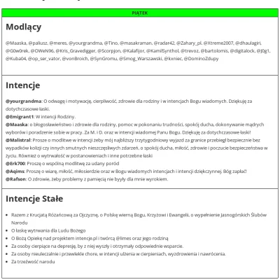 dendrofag - @Maaska, @paliusz, @meres, @yourgrandma, @Tino, @masakraman, @radar42, @Z...