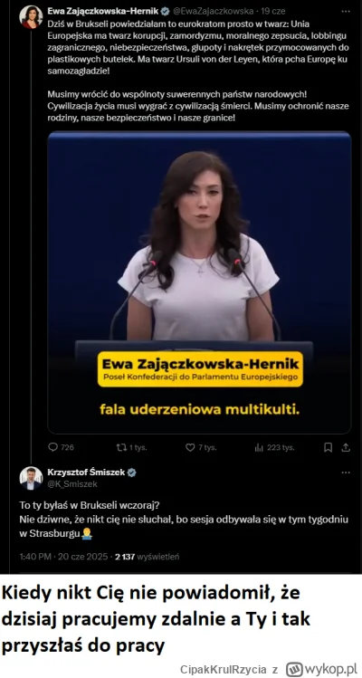 CipakKrulRzycia - #polityka #bekazkonfederacji #korposwiat #heheszki