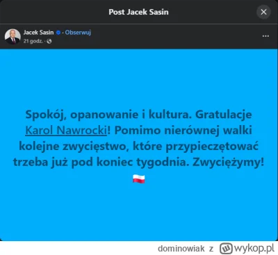 dominowiak - #bekazpisu #polityka 
G.wniany Midas złożył pocałunek śmierci Nawrockiem...