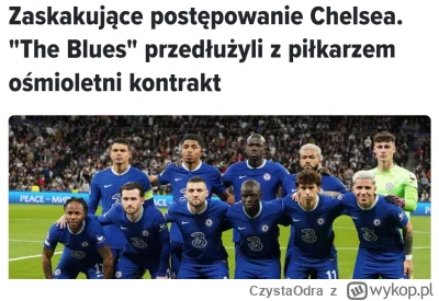 CzystaOdra - Myśleliście, że to koniec jaj w Chelsea? Właśnie przedłużyli o rok kontr...