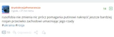 robertkk - Typowy konfiarz jest typowy: "kochamy rosje!" "dobrze robi" "juhuu" "rzucc...