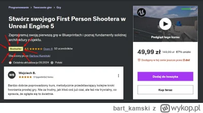 bart_kamski - Mój kurs "Stwórz swojego pierwszego FPS'a w silniku Unreal Engine 5" za...