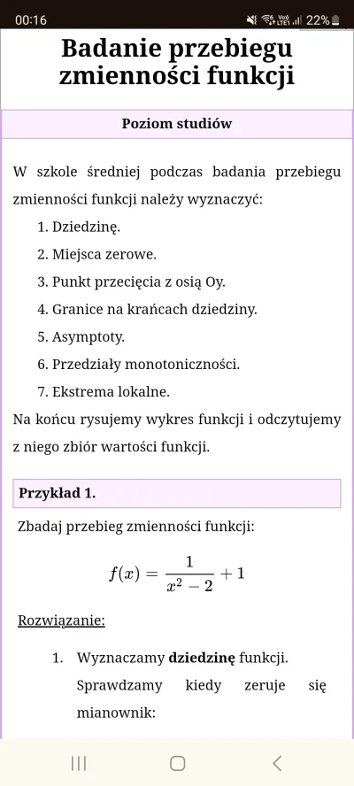 important_sample - @viciu03: 
1) masz zwykły wielomian, więc dziedzina to zbiór liczb...