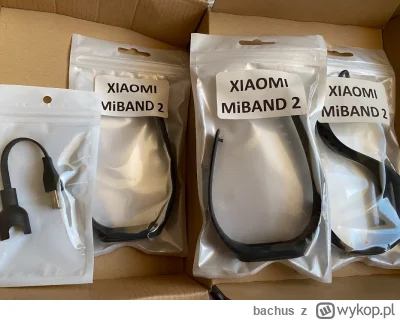 bachus - MIband2 - trzy nieużywane opaski i ładowarka. Tylko inpost, ew. odbiór osobi...