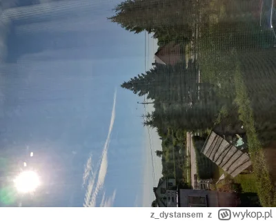 z_dystansem - Fotka przez okno i pod słońce ale można dojrzeć helikoptery na wysokośc...