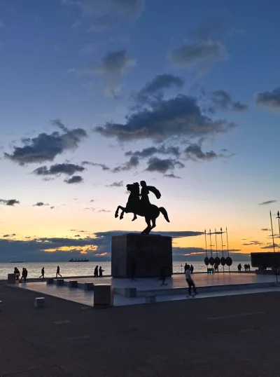 Borealny - Pomnik Aleksandra Wielkiego w Salonikach w Macedonii