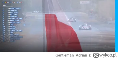 Gentleman_Adrian - #lemans Ależ wspaniałe akcenty podczas transmisji