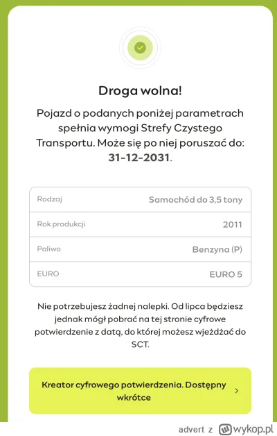 advert - >Za 10 lat? W 2034? Ty wiesz o czym piszesz? Plany zaostrzania SCT są na raz...