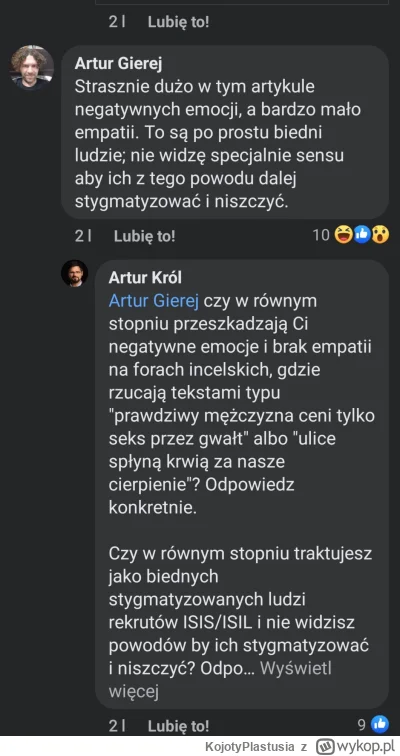 KojotyPlastusia - @KojotyPlastusia: Tak szukam i szukam tych tekstów, i jakoś znaleźć...