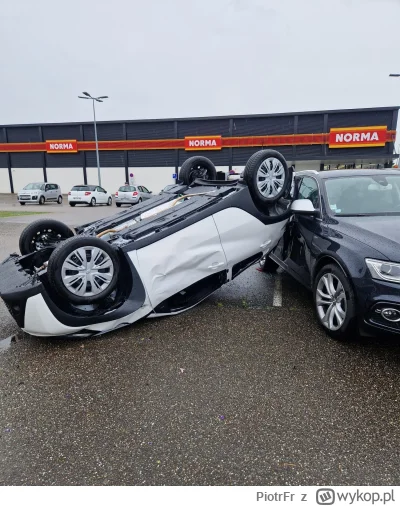 PiotrFr - W Alzacji powstało wczoraj małe tornado. Obrało sobie na cel 3 nowe Toyoty ...