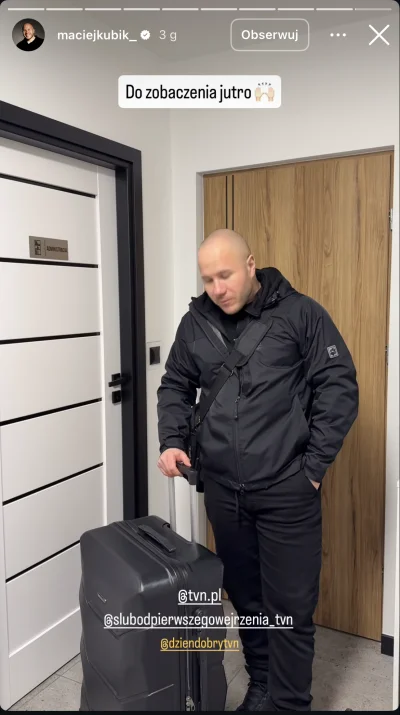 yamajka22 - Łysy jutro w ddtvn. 

Dla chętnych odrobinki cringu - link do story xD 

...