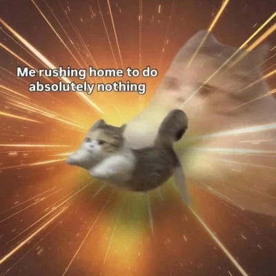 kolorowy_monochrom - W sumie zawsze się spiesze z pracy do domu, a w domu nie robię n...