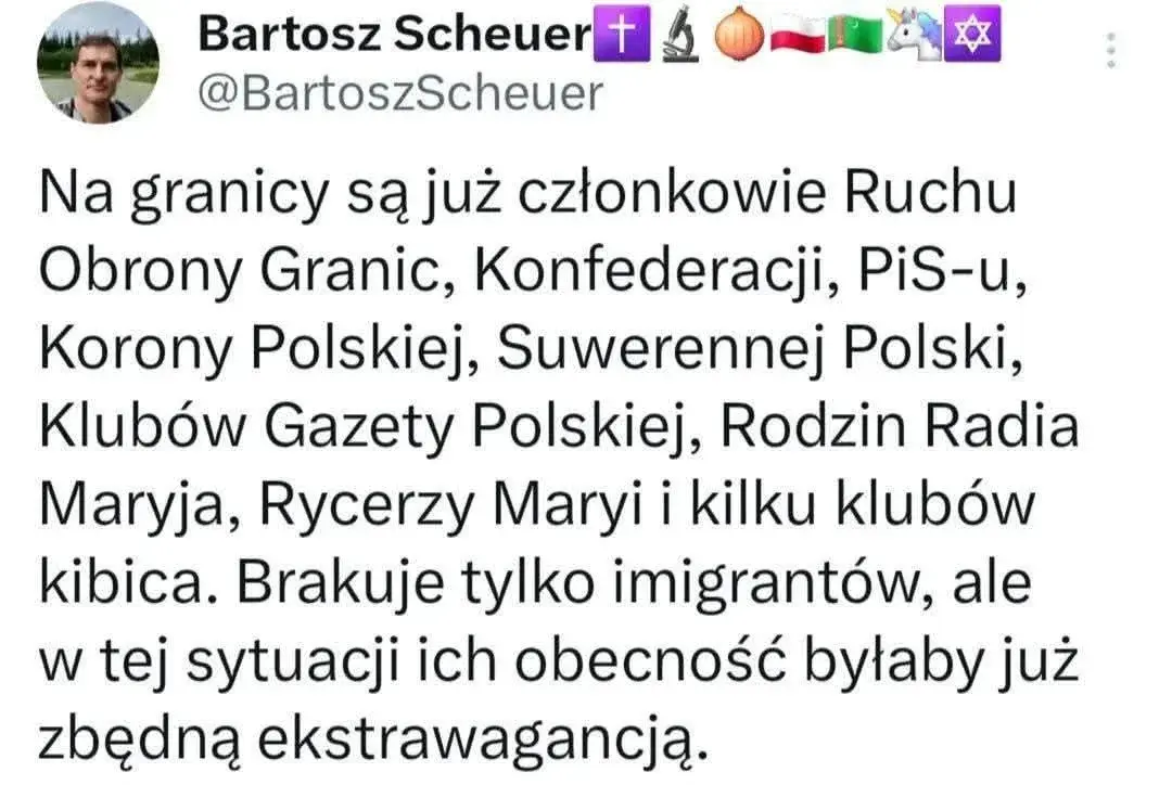 Zenzowaty - #bekazpisu #bekazkonfederacji #polska #polityka #granica