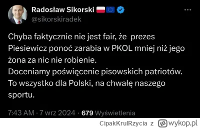 CipakKrulRzycia - #sikorski #polityka #sport #bekazpisu